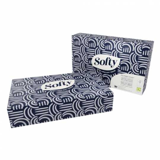 Softy Mansize 2-ply Facial Tissues
