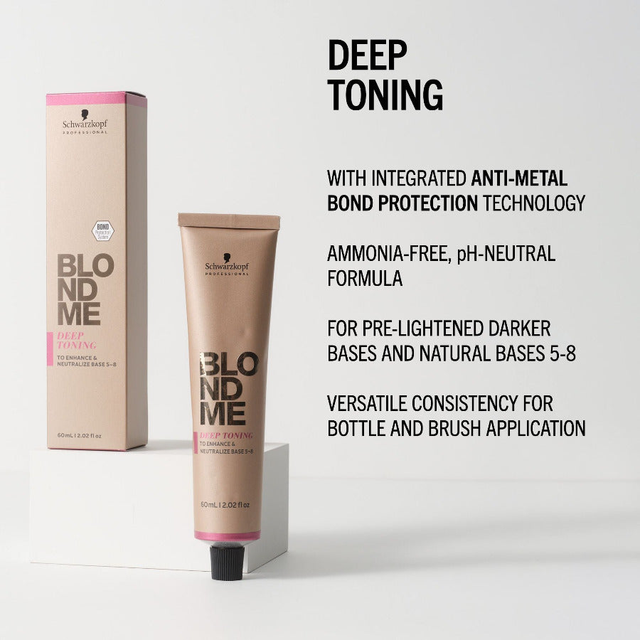 Schwarzkopf BlondMe Deep Toning Permanent Hair Colour