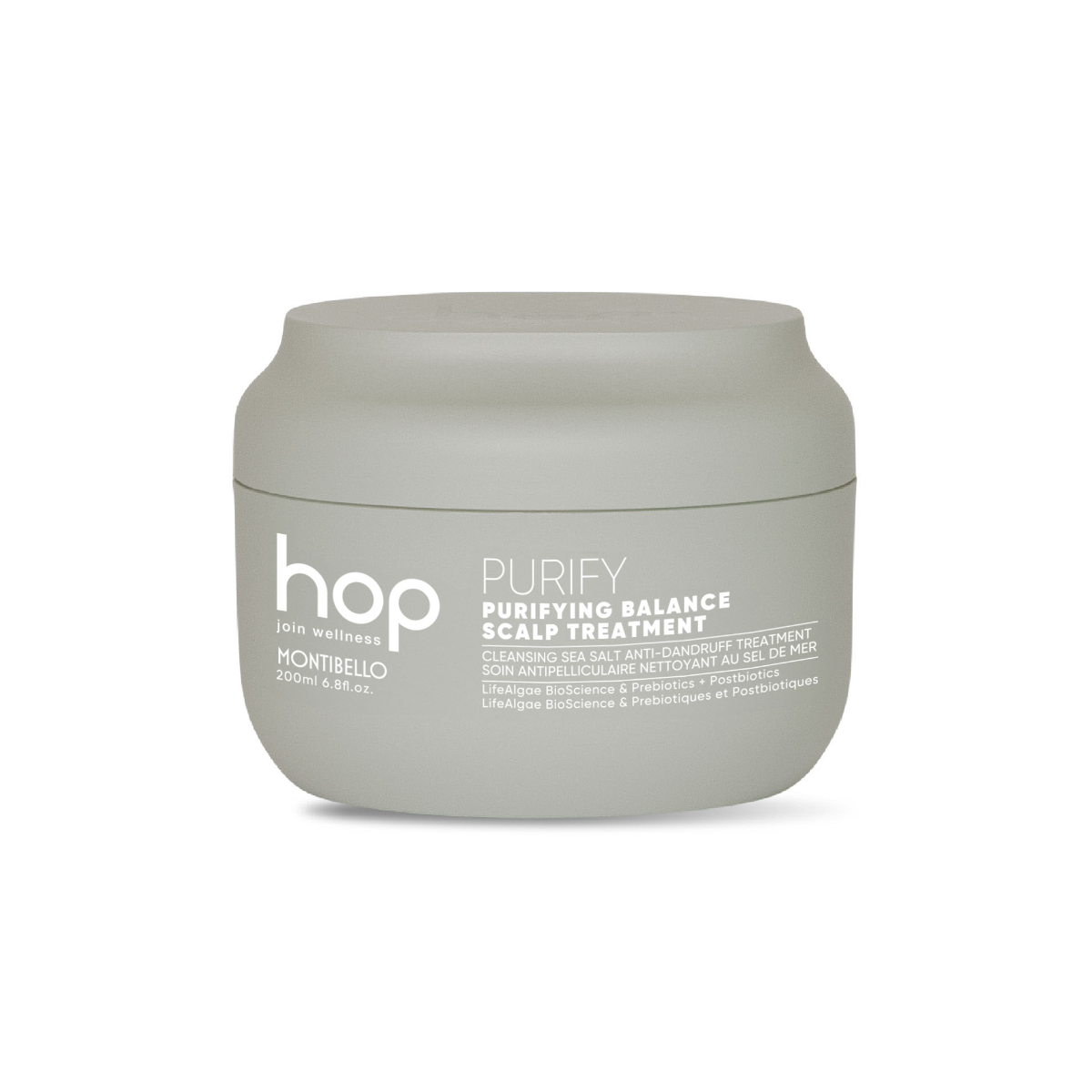 Montibello HOP Purifying Balance Scalp Treatment 200ml – Exfoliating Detox with Sea Salt