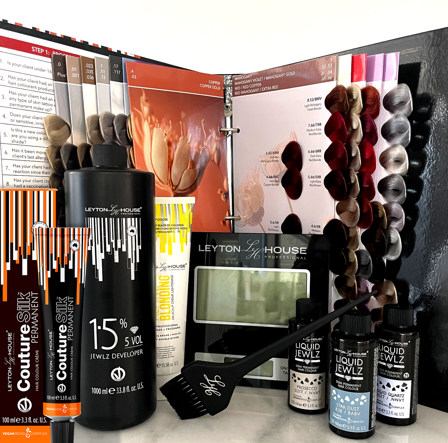 Leyton House Couture Silk – 100 Colour Professional Salon Intro Kit