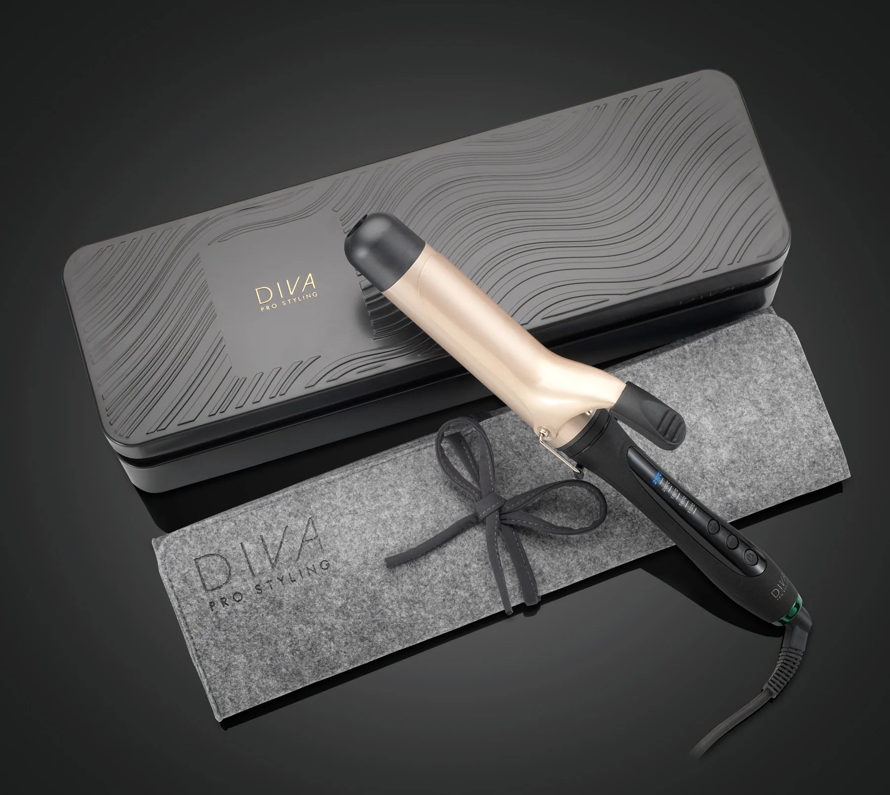 Hair Curler Diva Professional Styling Intelligent Digital Argan
