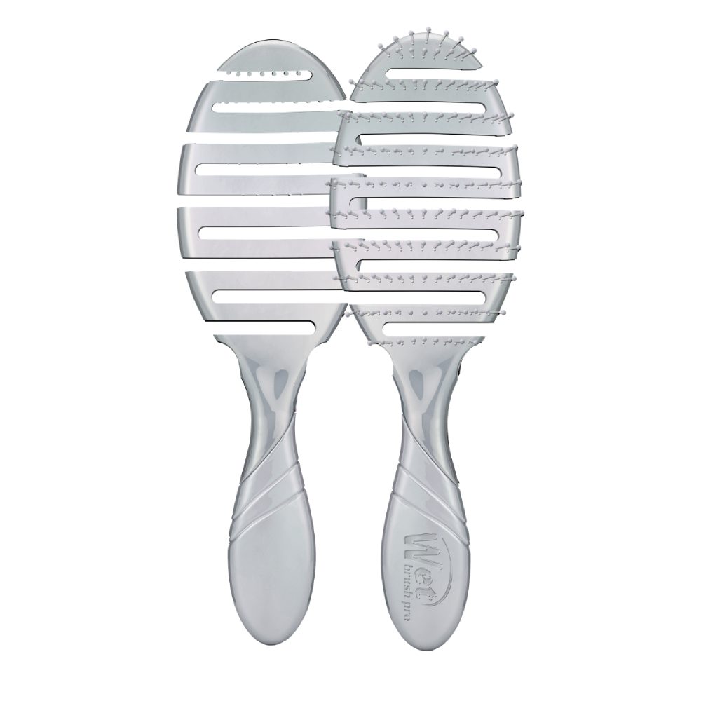 Wet Brush Holographic Original Detangler Flex Dry - Silver