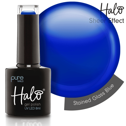 Halo Gel Polish 8ml - Stained Glass Blue