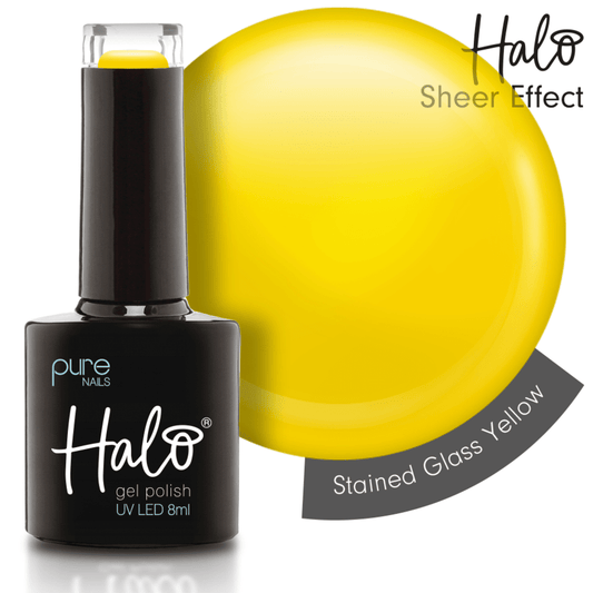 Halo Gel Polish 8ml - Stained Glass Yellow