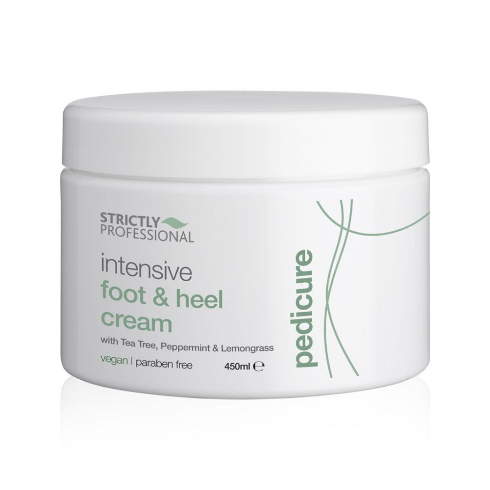 A tube of Strictly Professional intensive foot & heel cream.