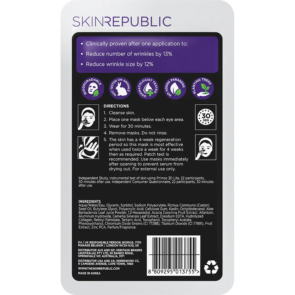 Skin Republic - Collagen Under-Eye Patches 3pk