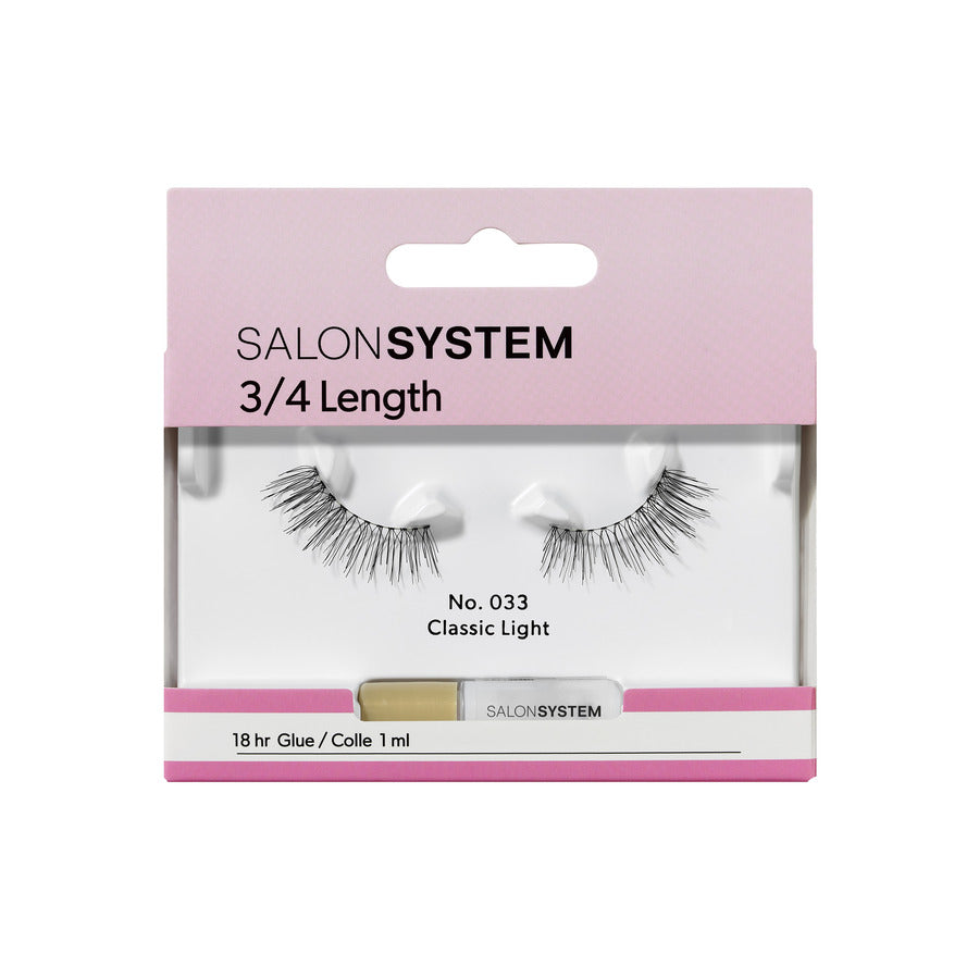 Salon System - Strip Lashes 033 3/4 Length