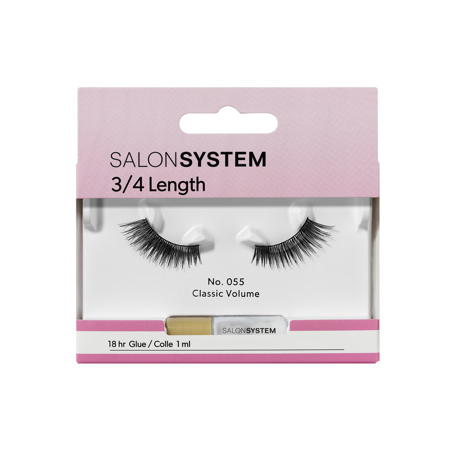 Salon System - Strip Lashes 055 3/4 Length