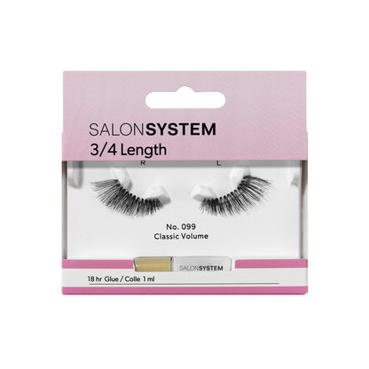 Salon System - Strip Lashes 099 3/4 Length