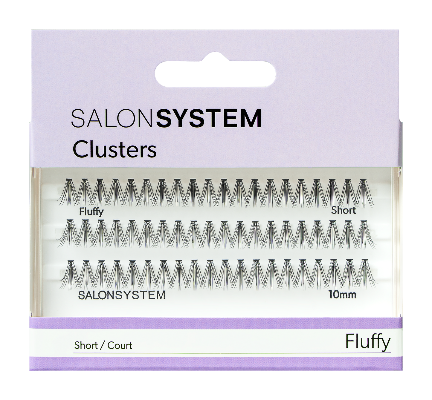 Salon System - Individual Lashes Cluster - Fluffy