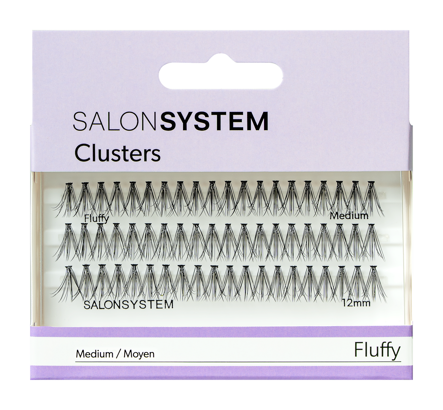 Salon System - Individual Lashes Cluster - Fluffy