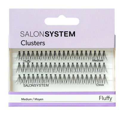 Salon System - Individual Lashes Cluster - Fluffy