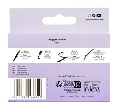 Salon System - Individual Lashes Cluster - Classic