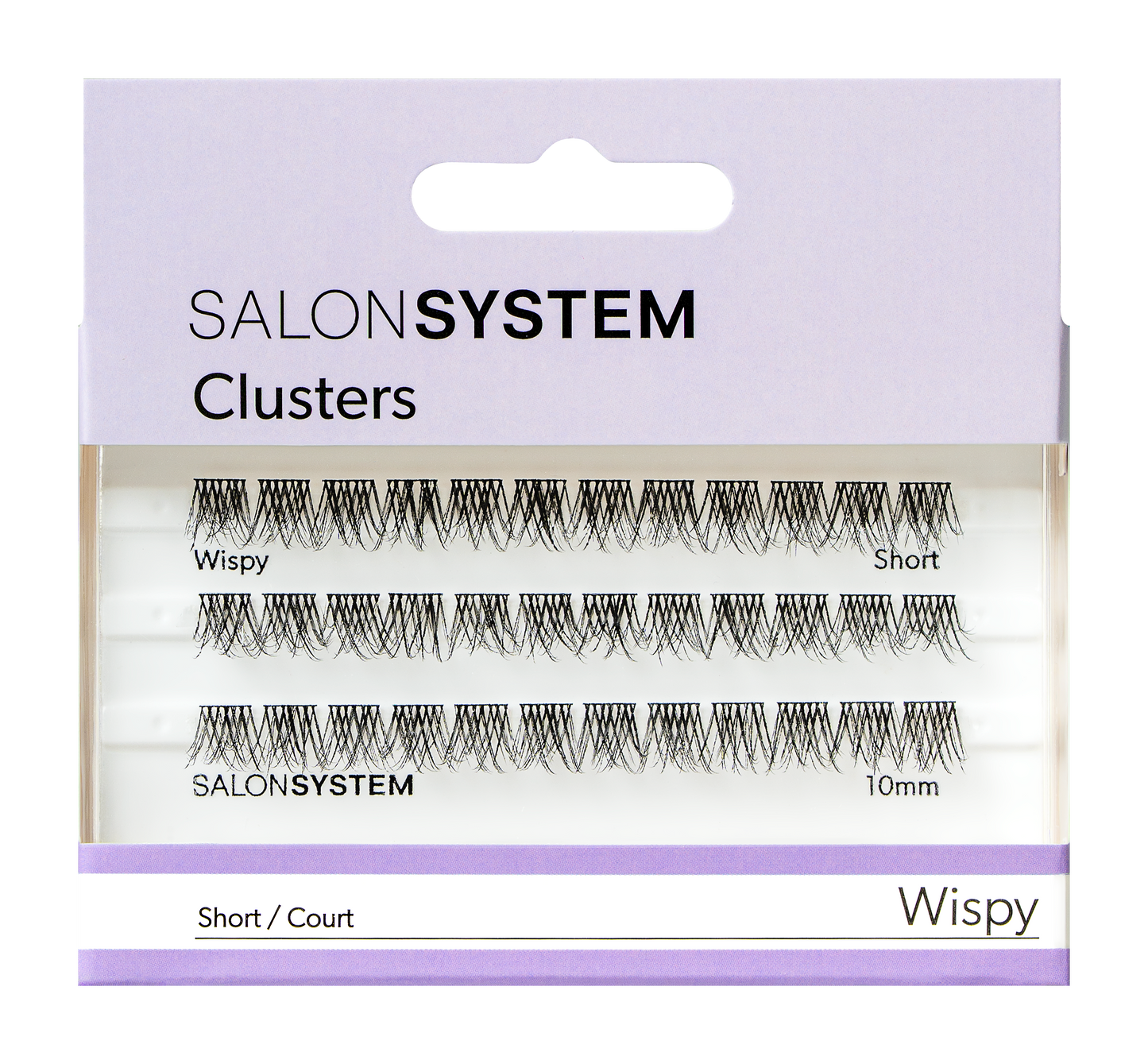 Salon System - Individual Lashes Cluster - Wispy