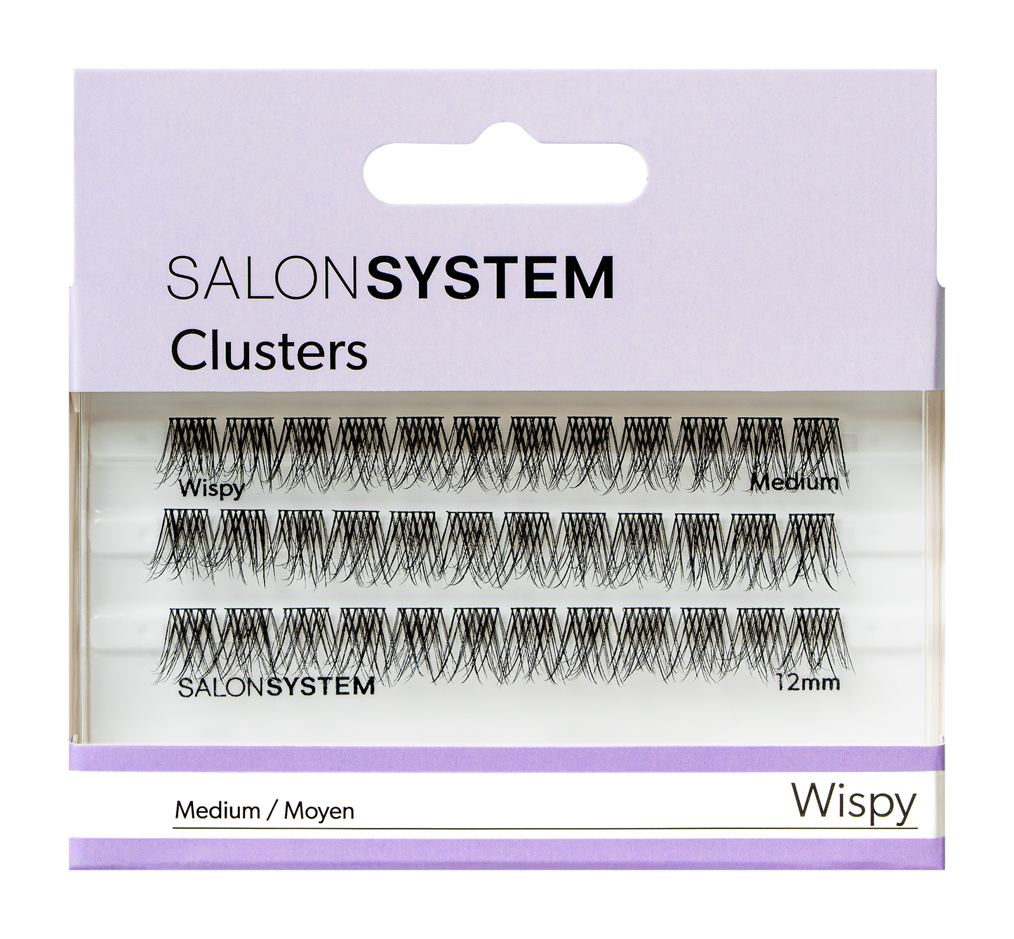 Salon System - Individual Lashes Cluster - Wispy