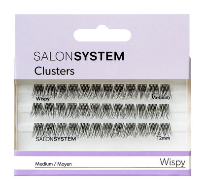 Salon System - Individual Lashes Cluster - Wispy