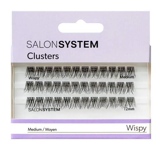 Salon System - Individual Lashes Cluster - Wispy