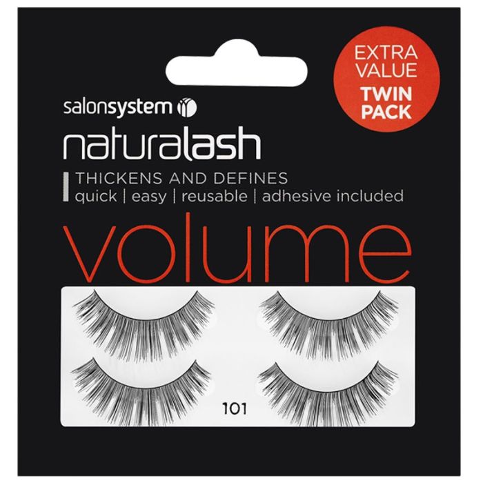 Salon System - Strip Lashes 101 Black Twin Pk