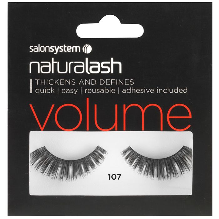 Salon System - Strip Lashes 107 Black