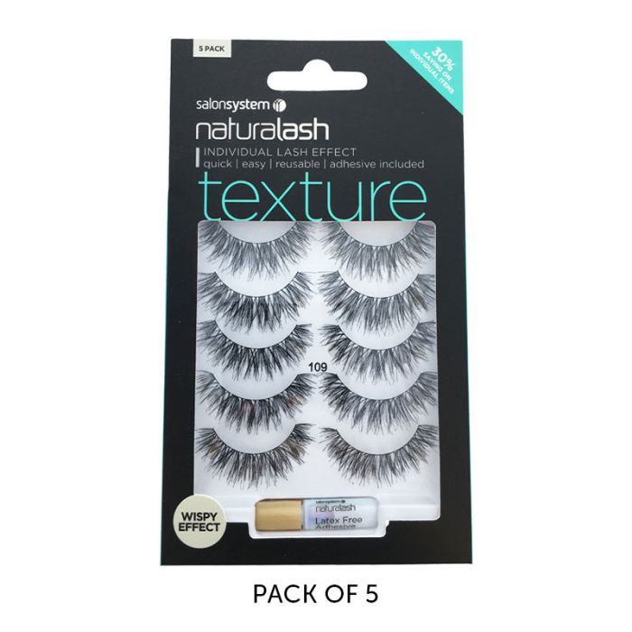 Salon System - Strip Lashes 109 Black 5Pk