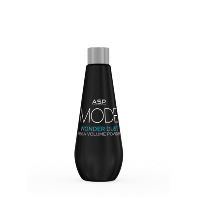 ASP Mode Wonder Dust Mega Volume Powder bottle, black packaging, professional hair product