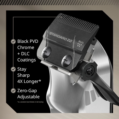 Wahl Senior 2.0 Cordless Clipper – Professional Barber Clipper 8000RPM