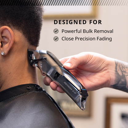 Wahl Senior 2.0 Cordless Clipper – Professional Barber Clipper 8000RPM