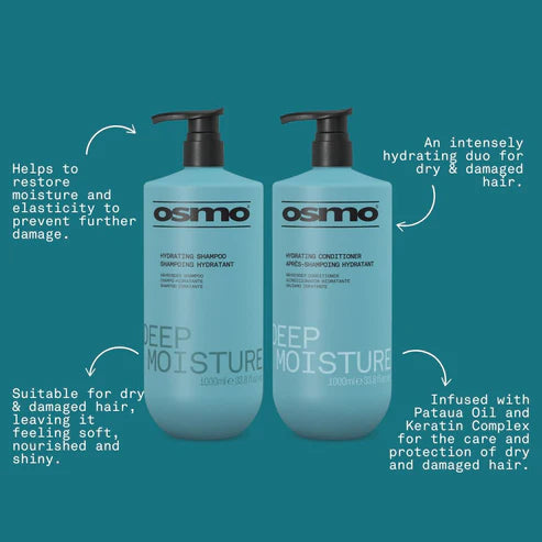 Osmo Deep Moisture Hydrating Shampoo & Conditioner Duo