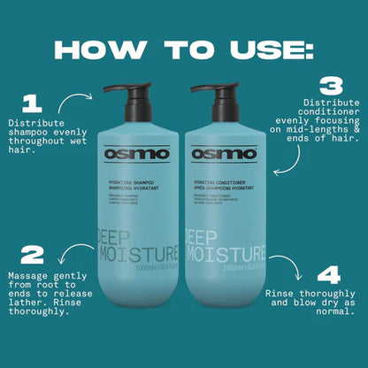 Osmo Deep Moisture Hydrating Shampoo & Conditioner Duo