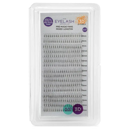 The Eyelash Emporium Special Effects Fan Lashes - 3D D Curl