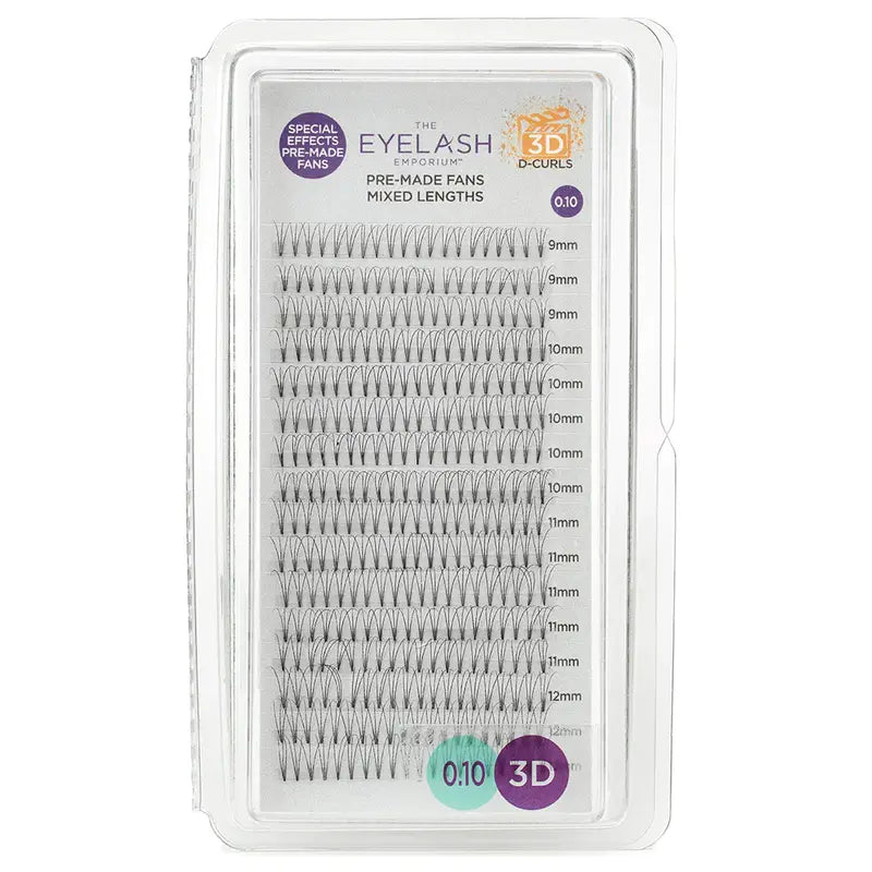 The Eyelash Emporium Special Effects Fan Lashes - 3D D Curl