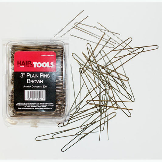 Hair Tools 3" Plain Pins [500]