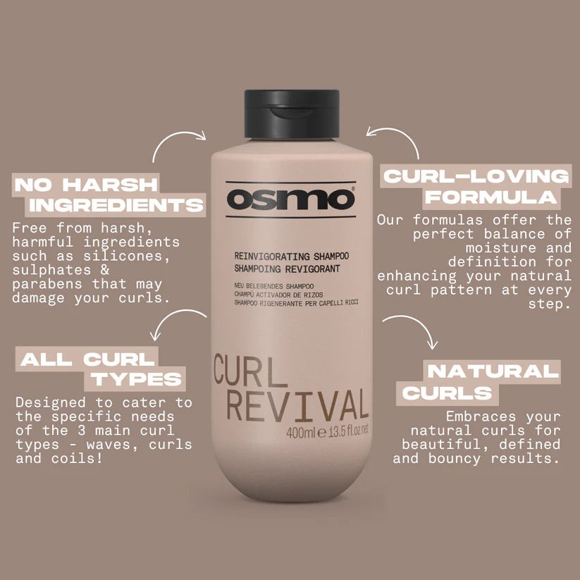 Osmo - Curl Revival Reinvigorating Shampoo 400ml