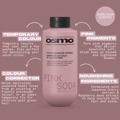Osmo Pink Soda Colour Enhancing Shampoo
