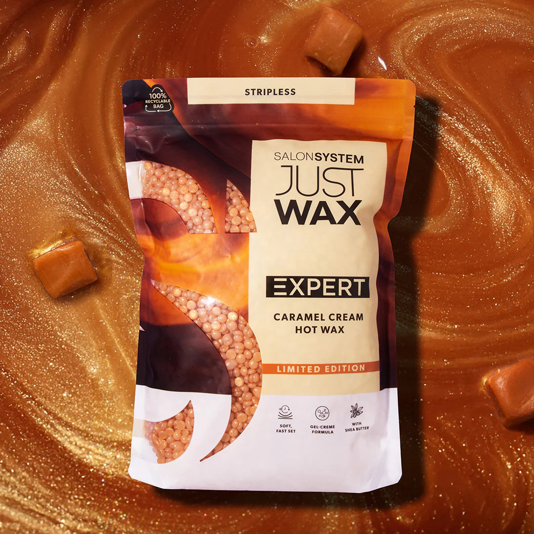 Just Wax Expert Hot Wax Pellets 700g Caramel Cream