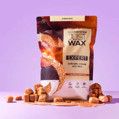 Just Wax Expert Hot Wax Pellets 700g Caramel Cream