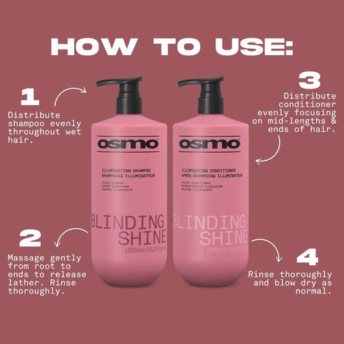 Osmo Blinding Shine Illuminating Shampoo & Conditioner Duo