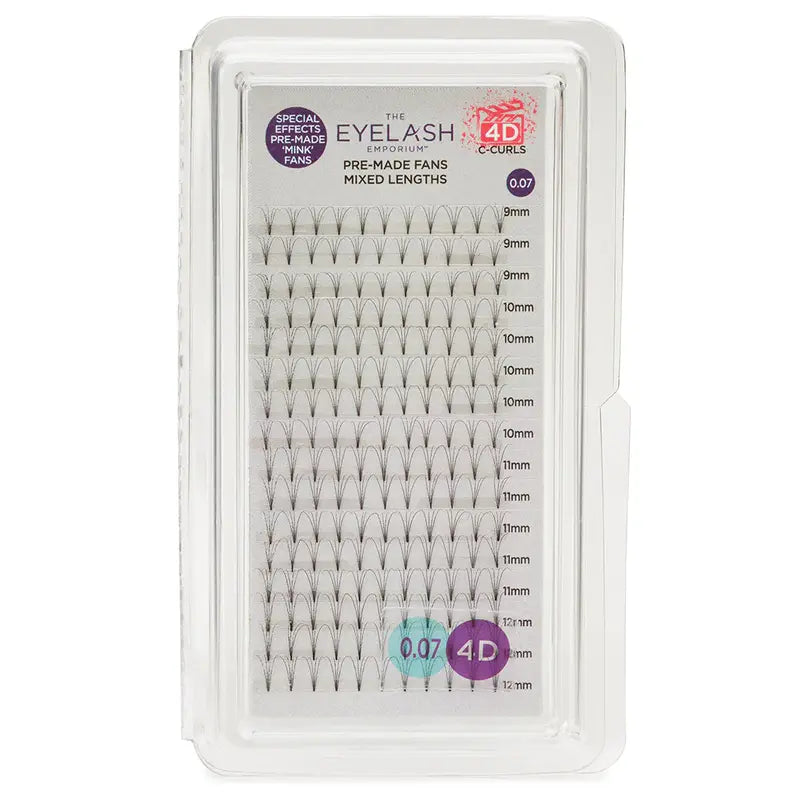 The Eyelash Emporium Special Effects Fan Lashes - 4D C Curl