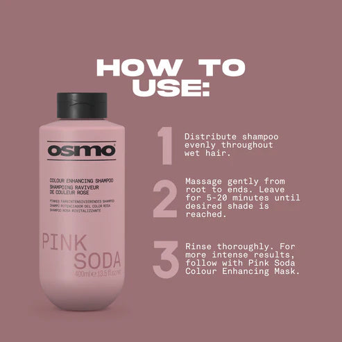 Osmo Pink Soda Colour Enhancing Shampoo