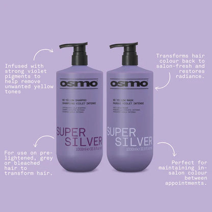 Osmo - Super Silver No Yellow Shampoo & Mask Duo