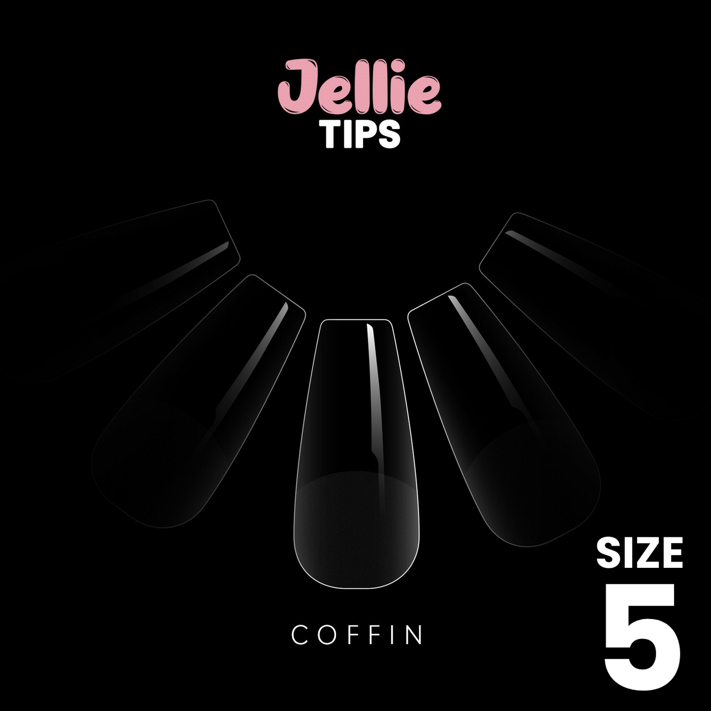 Halo Jellie Nail Tips - Coffin