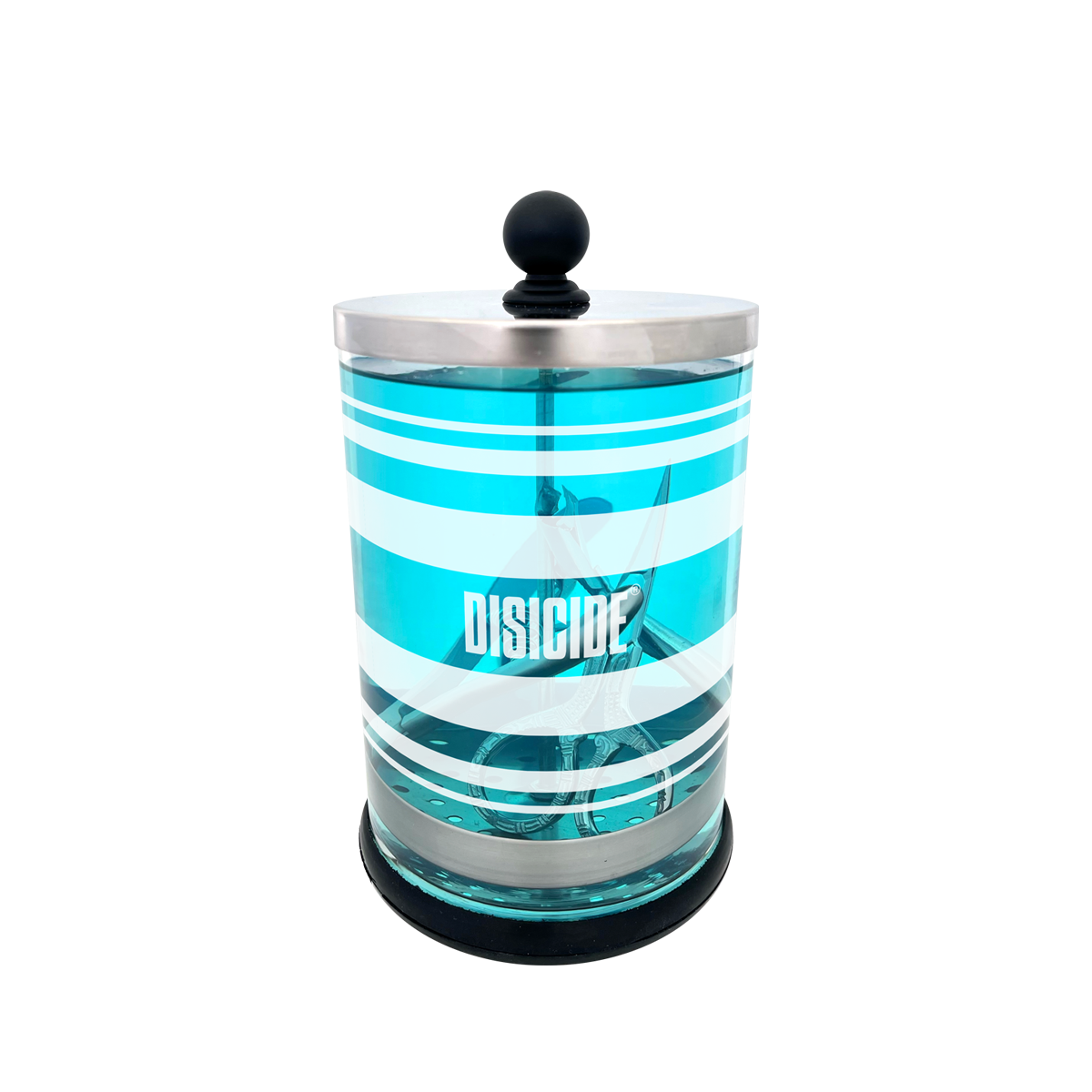 Disicide Jar - Stainless Steel Glass Jar to Disinfect Tools