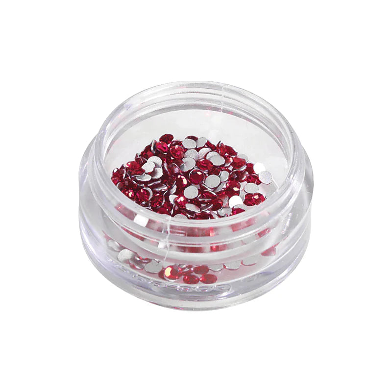 Star Nails - Ruby Rhinestones (150)