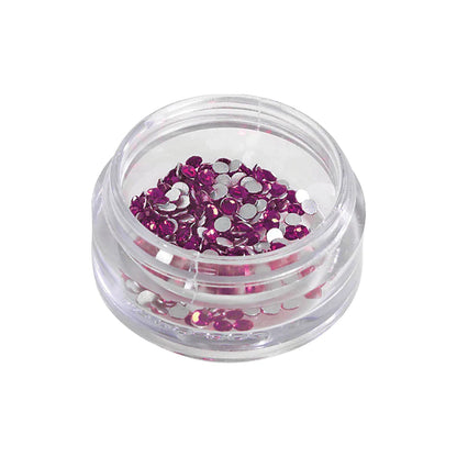 Star Nails - Fuschia Rhinestones (150)