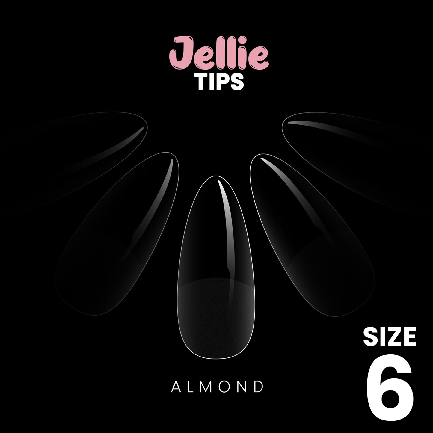 Halo Jellie Nail Tips - Almond