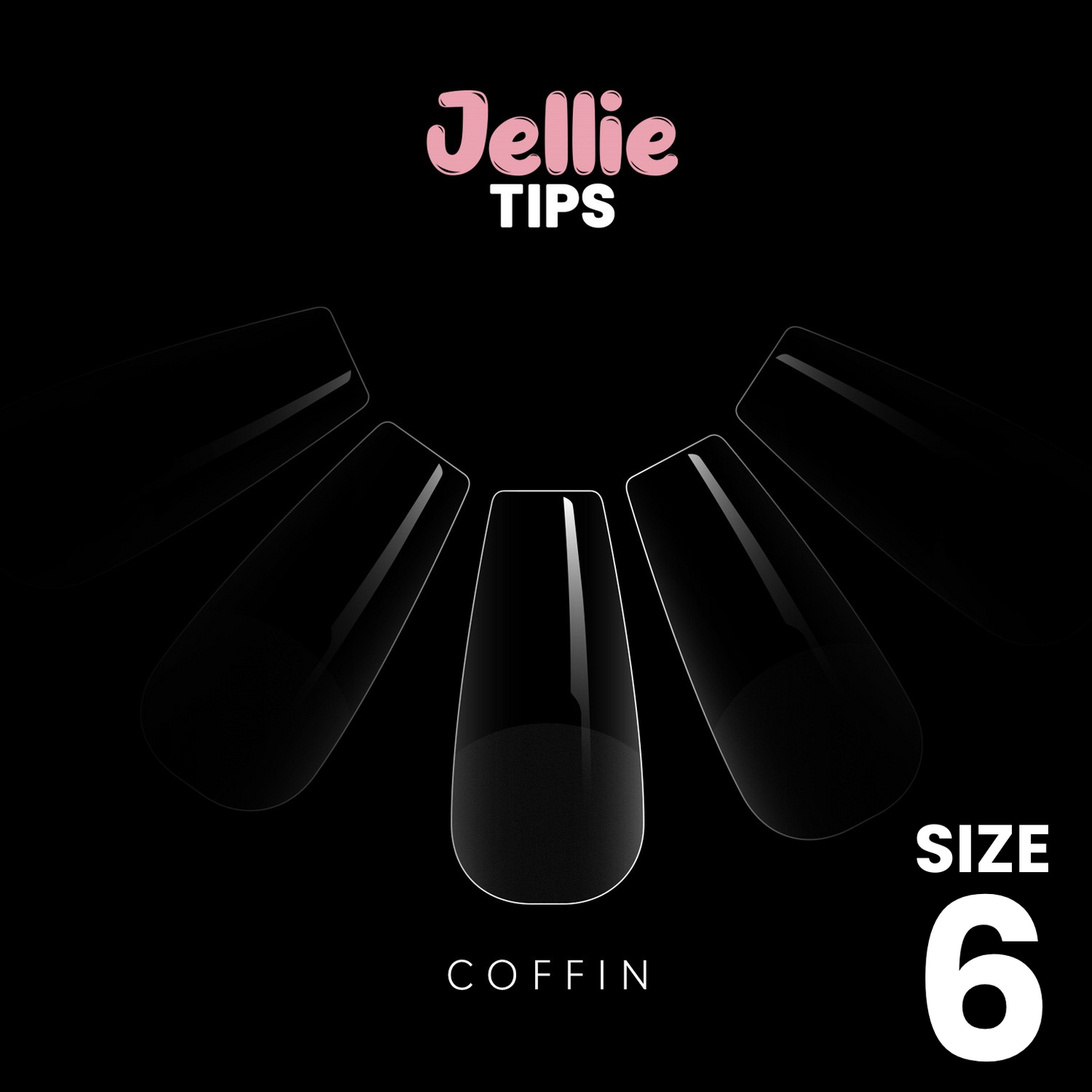 Halo Jellie Nail Tips - Coffin