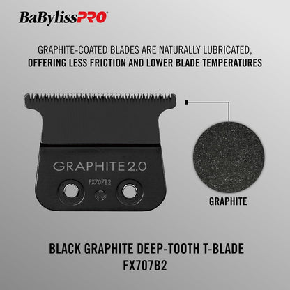 BaByliss Skeleton Graphite 2.0 Replacement T-Blade – Deep Tooth