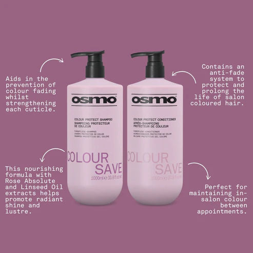 Osmo Colour Save Colour Protect Shampoo & Conditioner Duo 1000ml