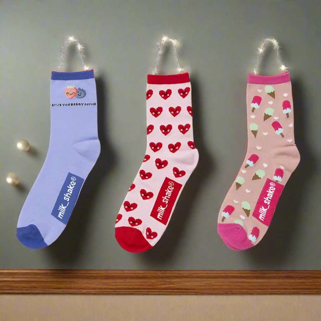 Happy Socks - 3 Pack - milk_shake