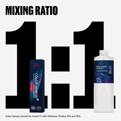 Wella Color Xpress Permanent - 10 Minute 100% Grey Coverage